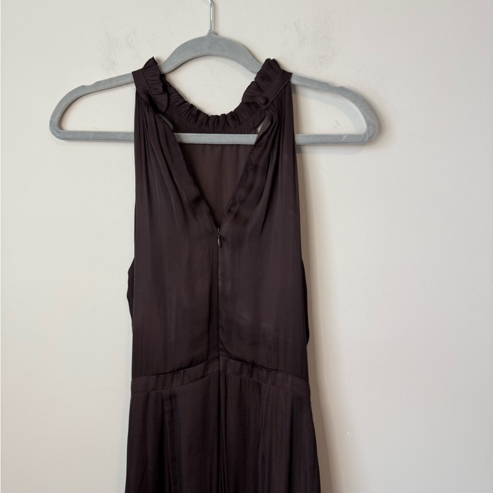 Banana Republic brown satin dress size 0 - Picture 7 of 9